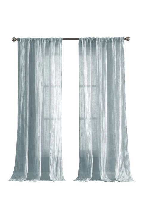 Charter Crushed Set of 2 Curtain Panels