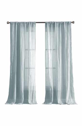 French Connection Charter Crushed Set of 2 Curtain Panels