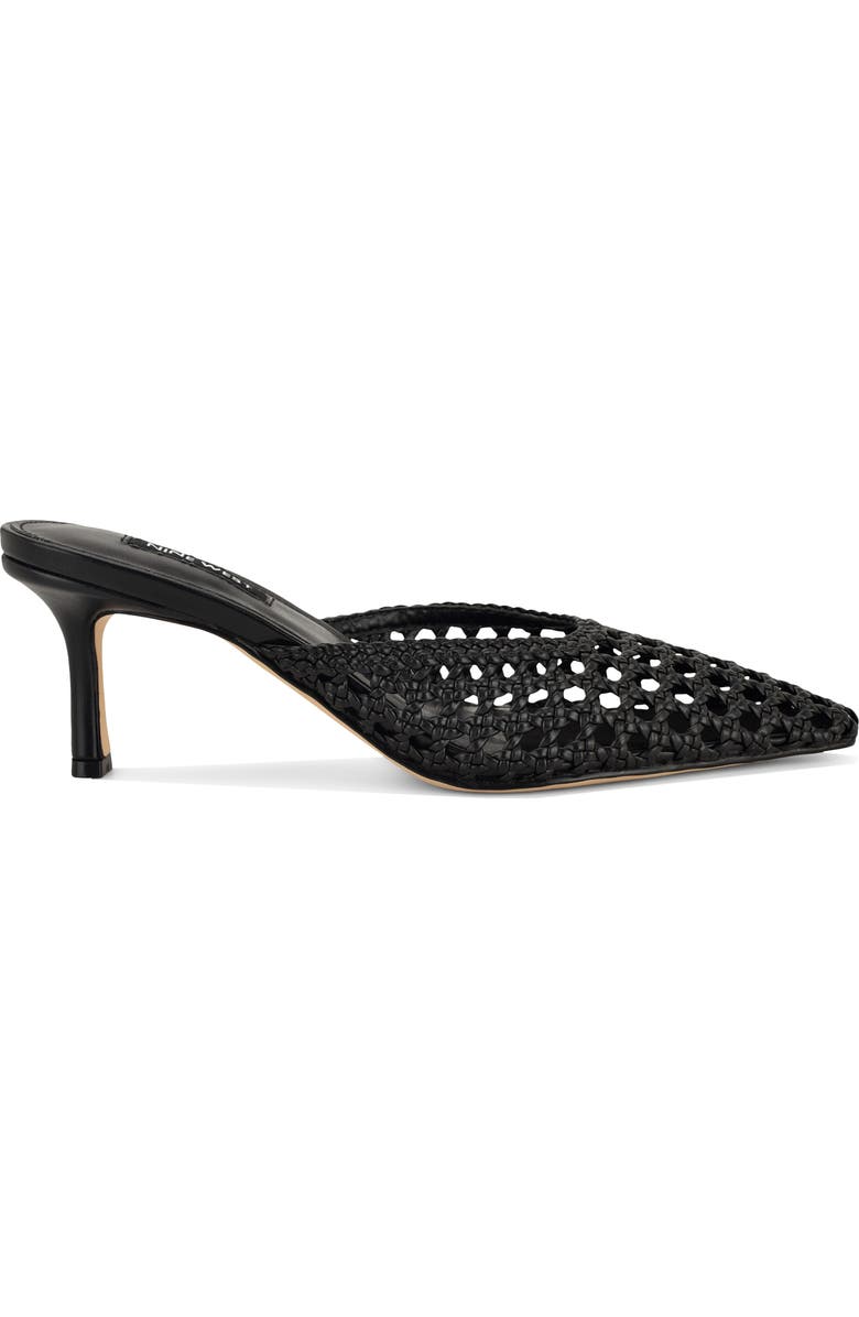 Nine West Camenlaw Woven Mule, Alternate, color, Black