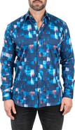 Maceoo Fibonacci Sensored Contemporary Fit Button-Up Shirt
