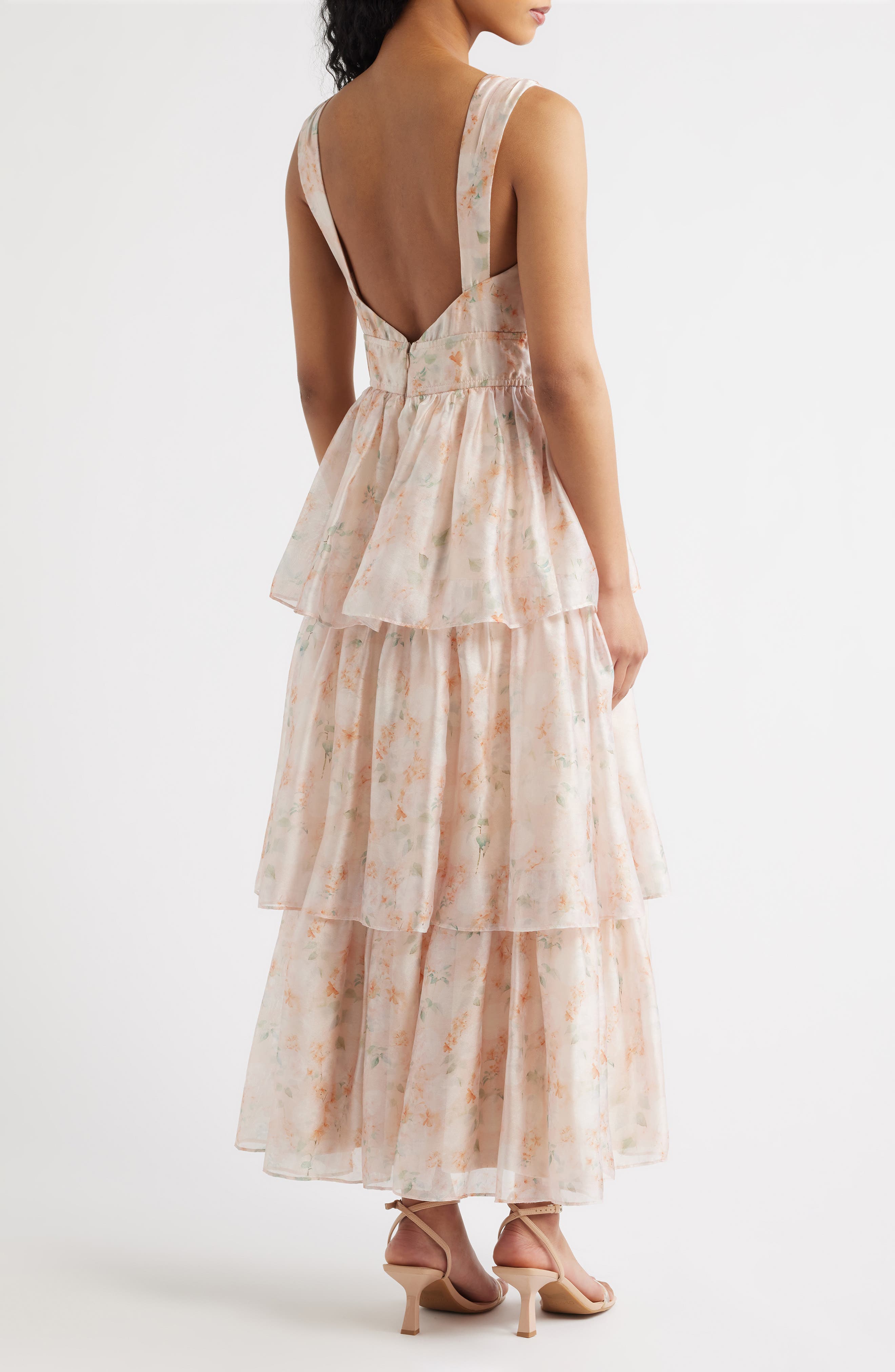 Vallia Tiered Maxi Dress - image 2