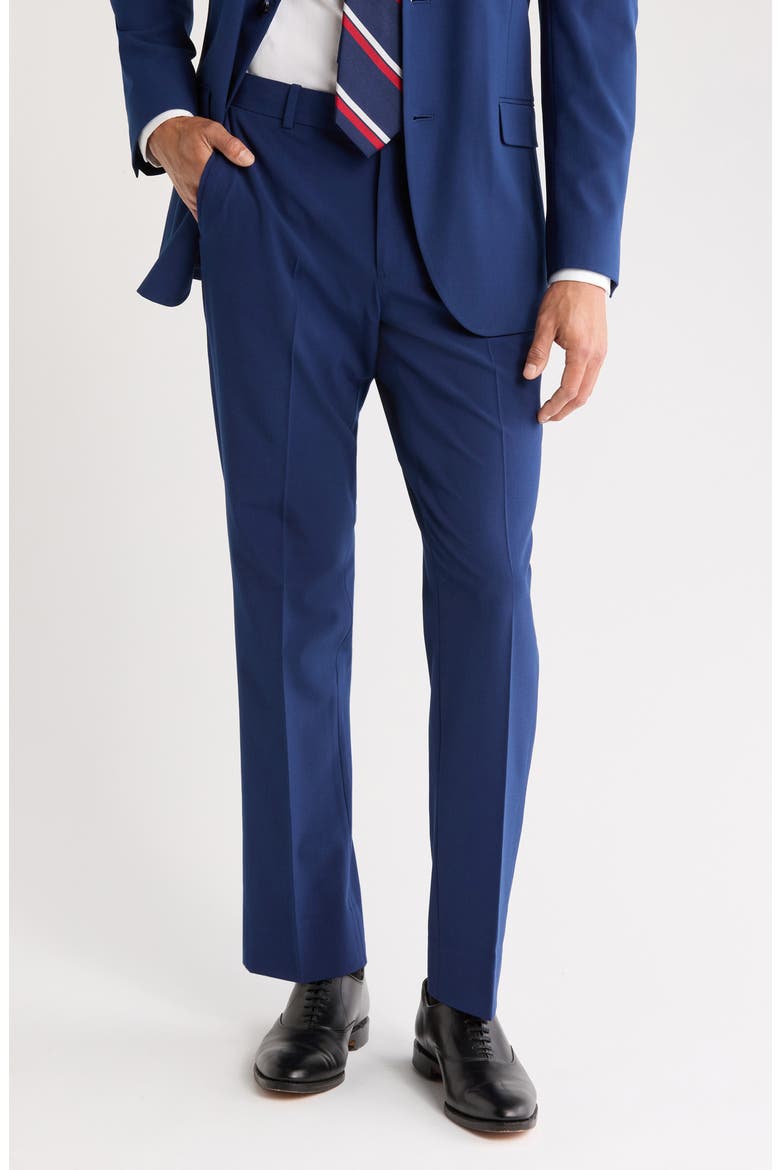 Trim Fit Suit Separates Trousers, Main, color, NAVY IRIS