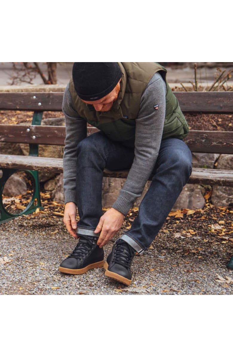 Saola Bergen Waterproof Warm Shoe - Men's, Alternate, color, Black/Tobacco