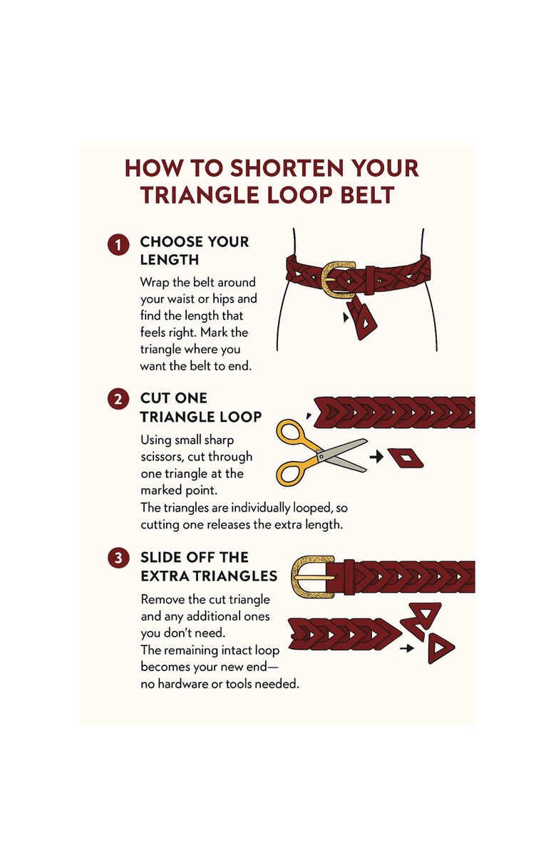 JURGI Triangle Loop Belt Patent Leather, Alternate, color, Black