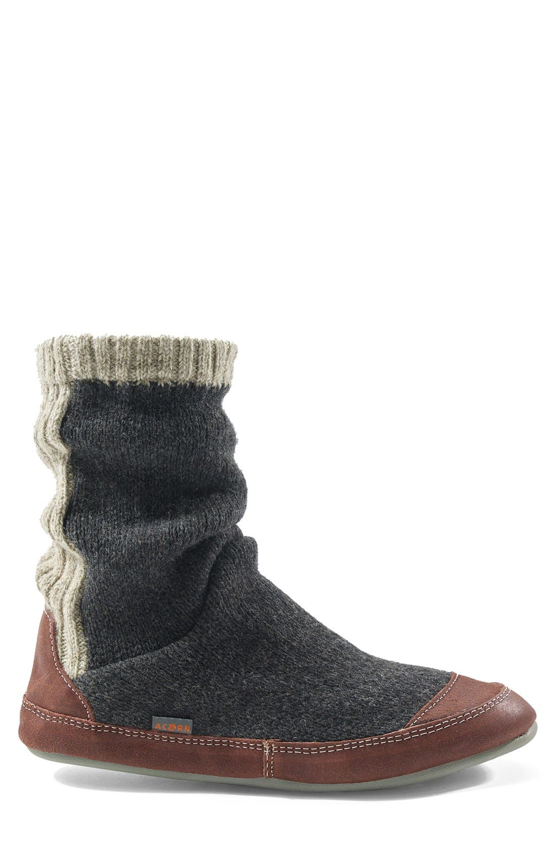 Acorn 'Slouch Boot' Slipper, Alternate, color, 