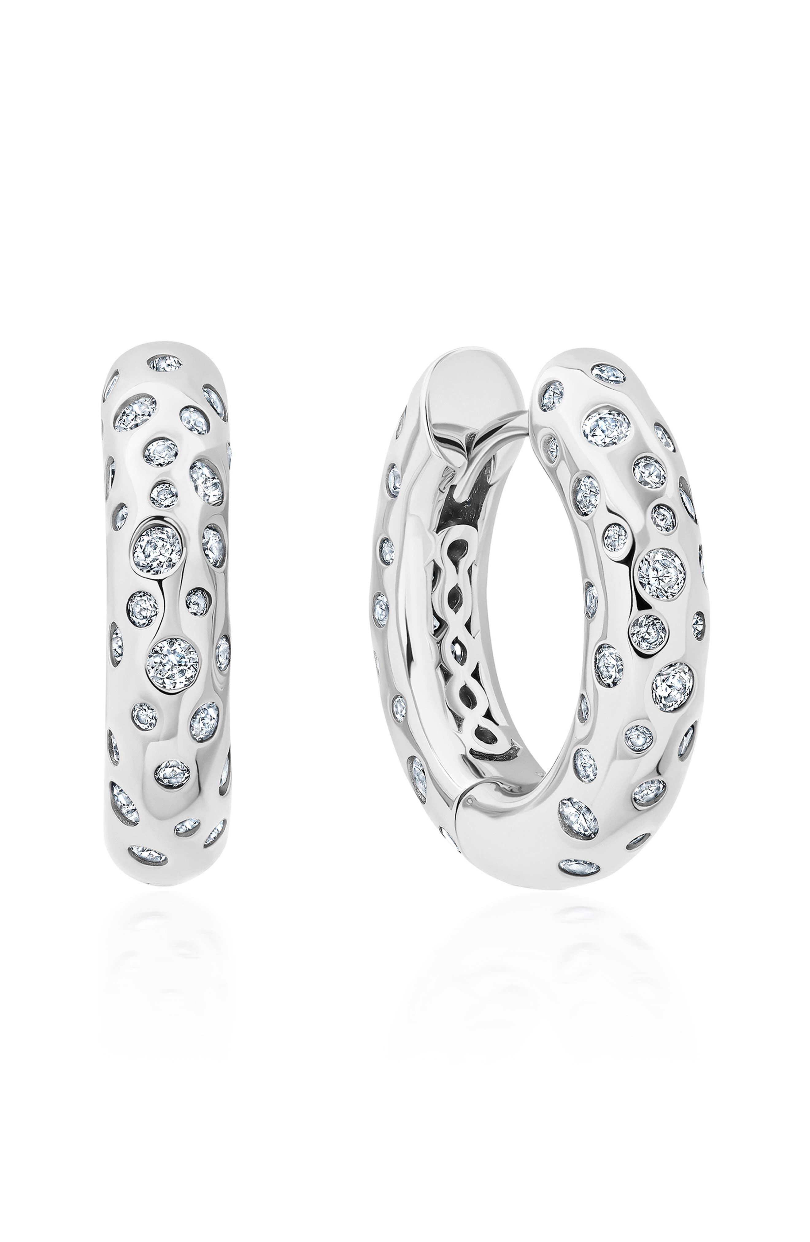 selected PURE PLATINUM/ CLEAR STONE