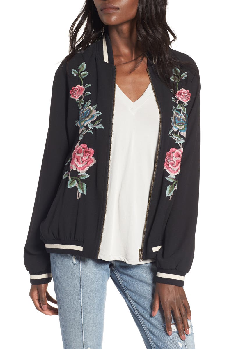 Show Me Your Mumu Reversible Bomber Jacket, Main, color, 