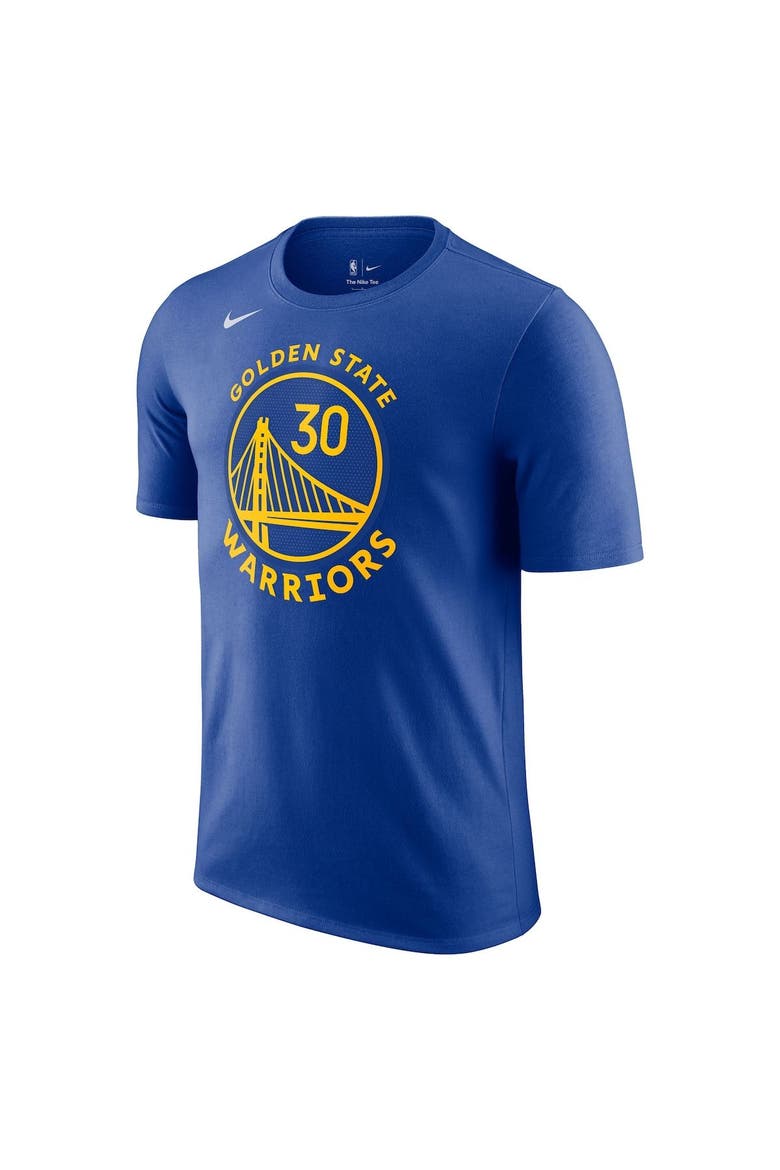 Men's Nike Stephen Curry Royal Golden State Warriors Icon 2022/23 Name & Number T-Shirt, Alternate, color, Royal