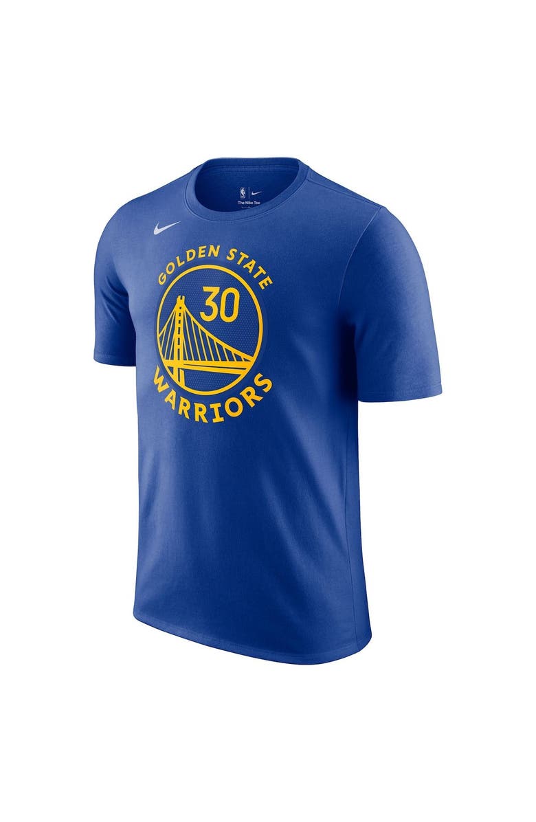 Nike Men's Nike Stephen Curry Royal Golden State Warriors Icon 2022/23 Name & Number T-Shirt, Alternate, color, Royal