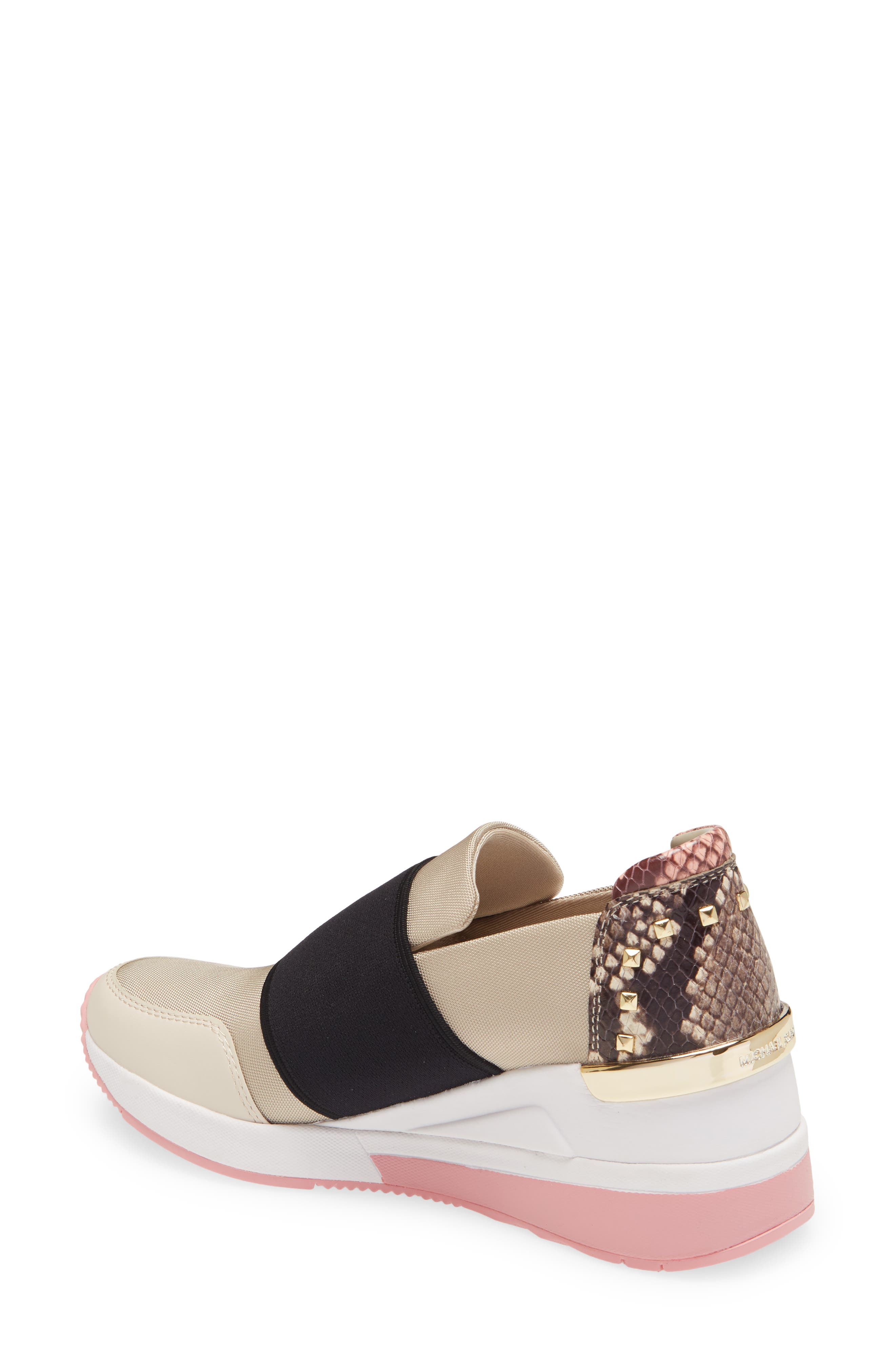 MICHAEL Michael Kors Felix Wedge Sneaker, Alternate, color, 