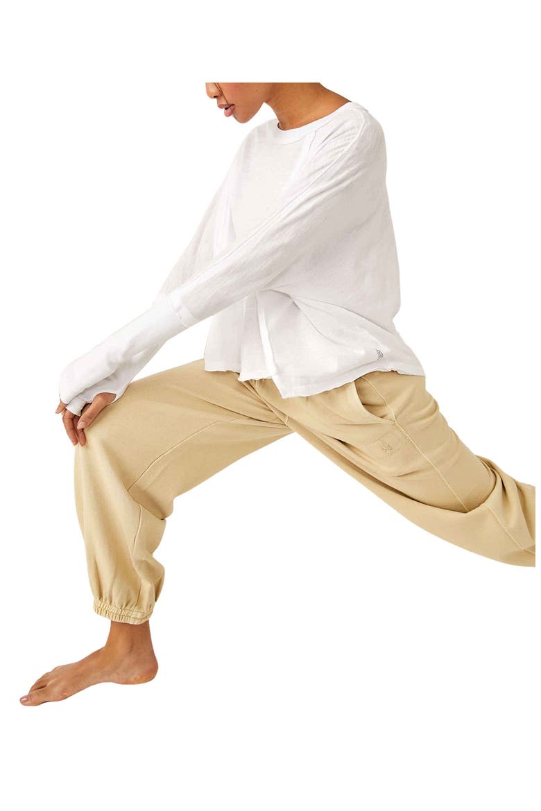 FP Movement Never Better Ultra Lite Ten Laps Layer Top, Alternate, color, WHITE