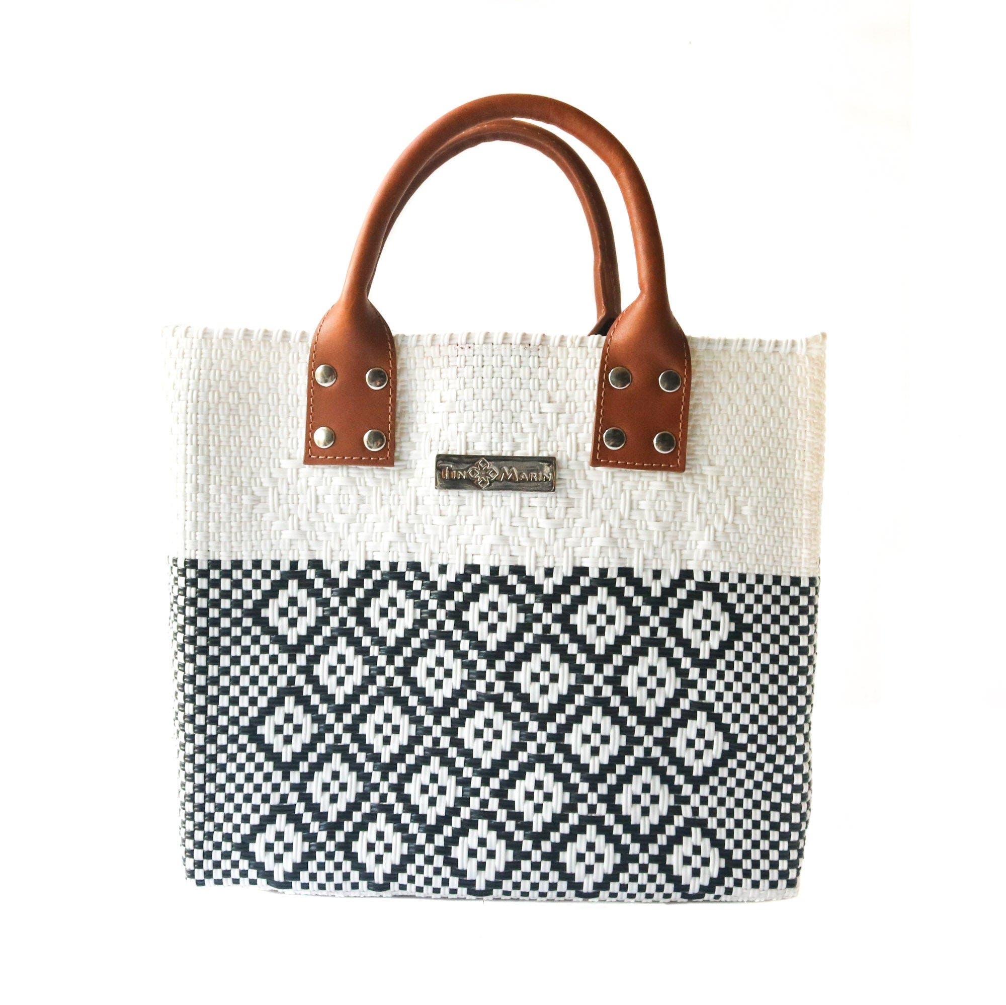 White Large Woven Crossbody Bag, Alternate, color, Tan Leather Straps