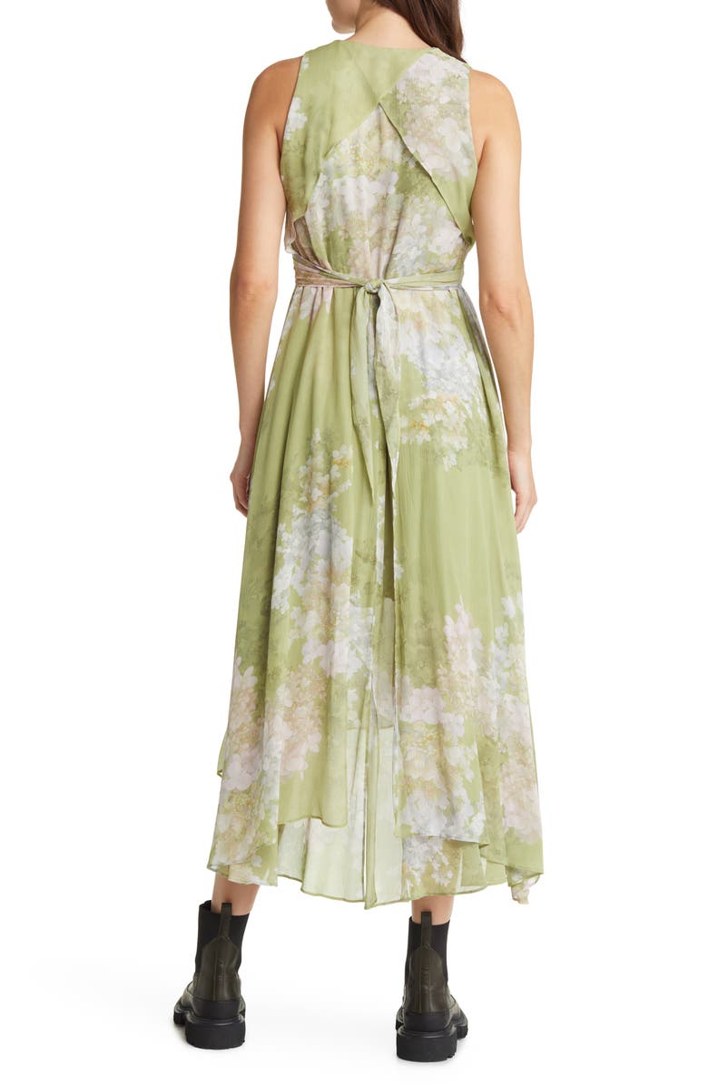 AllSaints Capri Venetia Floral Sleeveless Shift Dress, Alternate, color, 