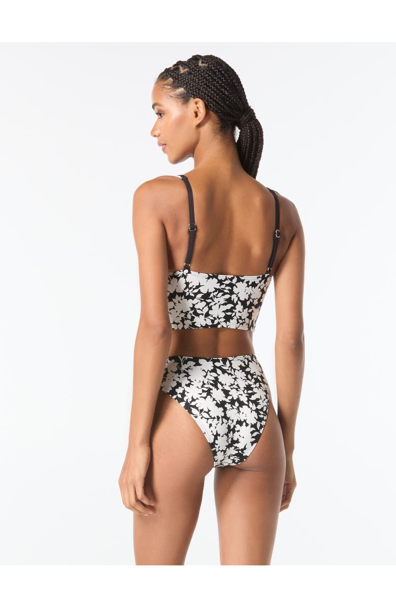 MICHAEL Michael Kors Lace Up Crop Top, Alternate, color,