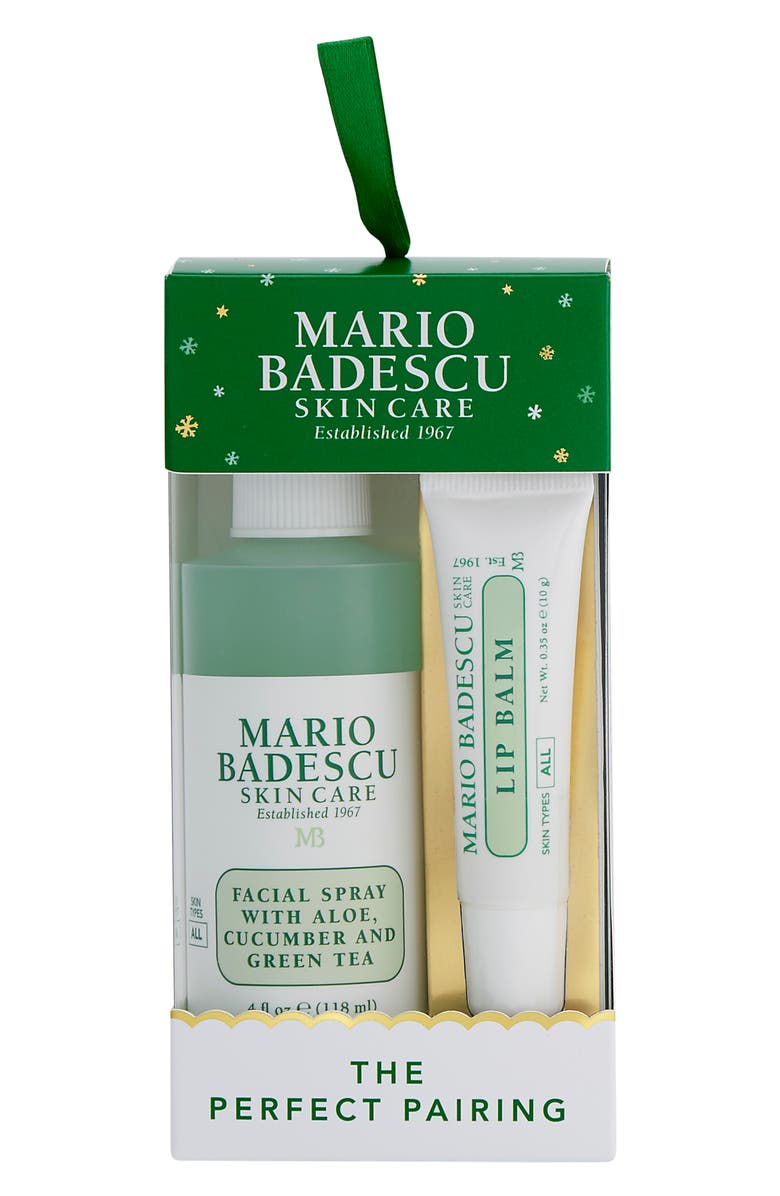 Mario Badescu Facial Spray & Lip Balm Ornament Duo, Main, color,
