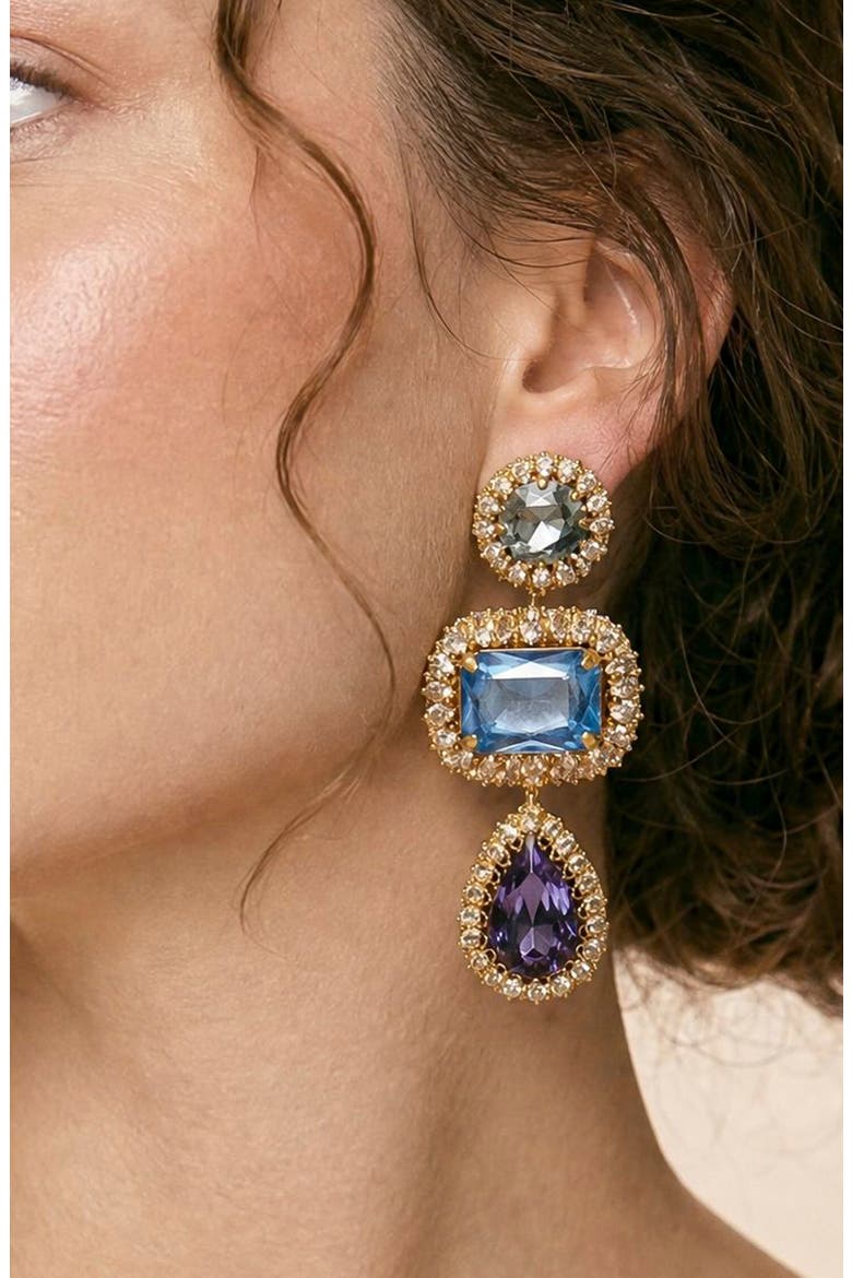 Sashi Drop Earrings, Alternate, color, BLUE