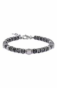 Men's Asher Labradorite Beaded Bracelet