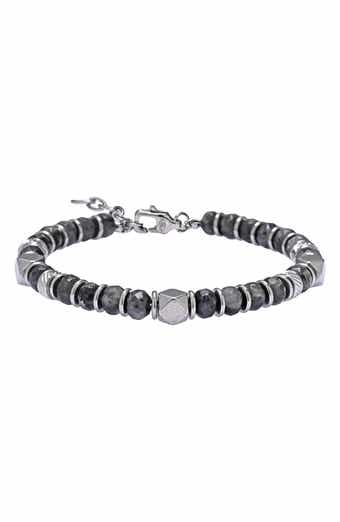 Men's Asher Labradorite Beaded Bracelet