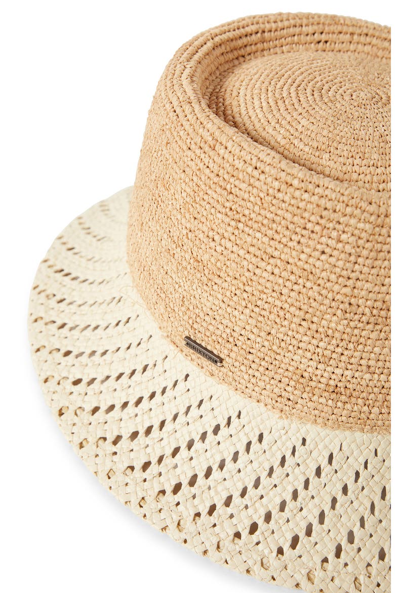Ellee Festival Straw Bucket Hat, Alternate, color, NATURAL/ NATURAL