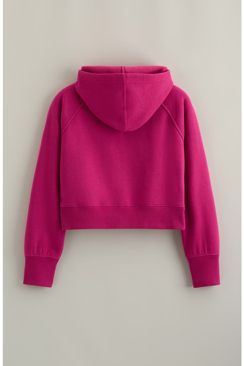 Kids' Cloud Fleece Full Zip Hoodie, Alternate, color, PINK PLUMIER