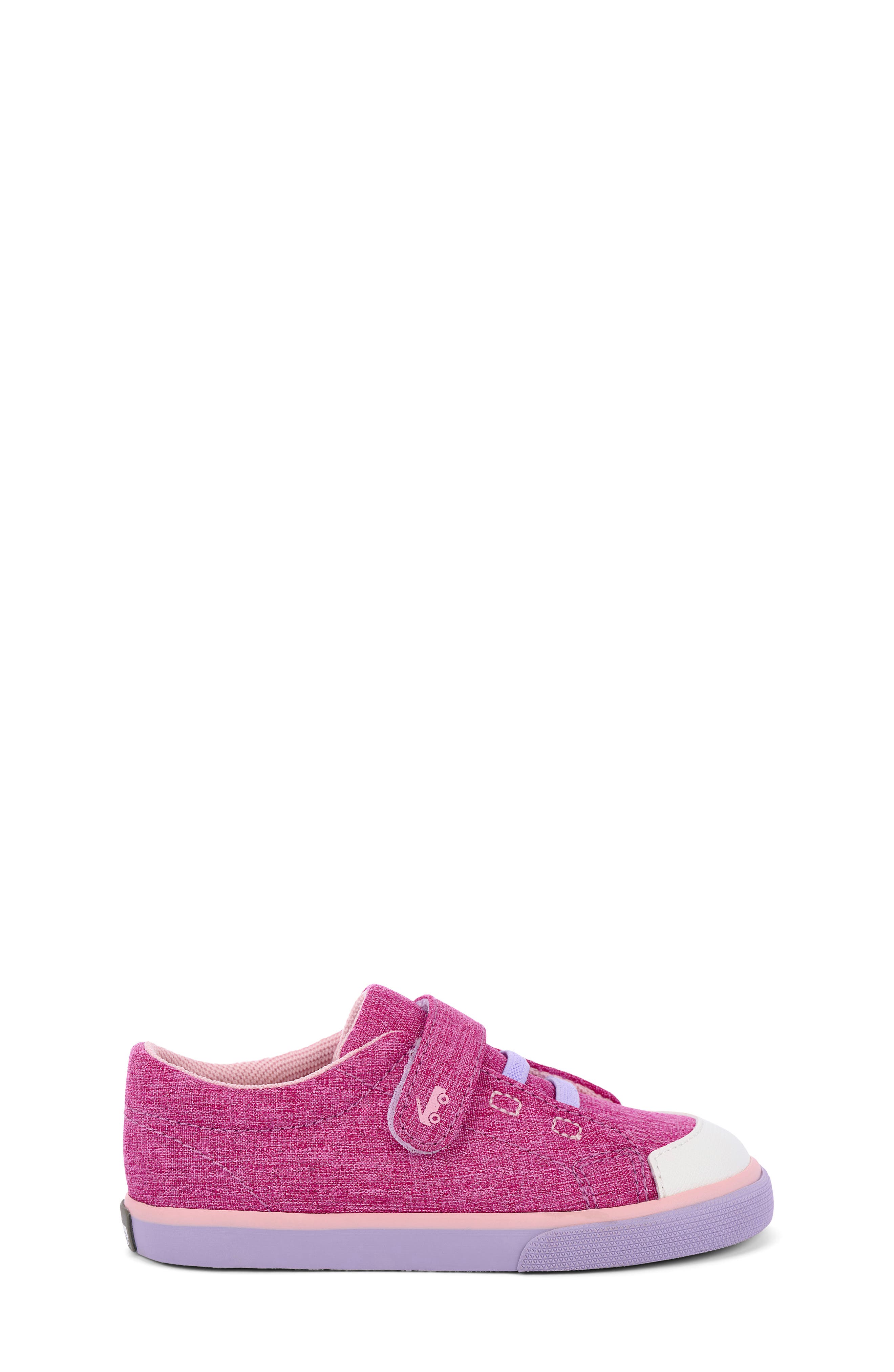 Kids' Alex Sneaker, Alternate, color, BERRY LINEN