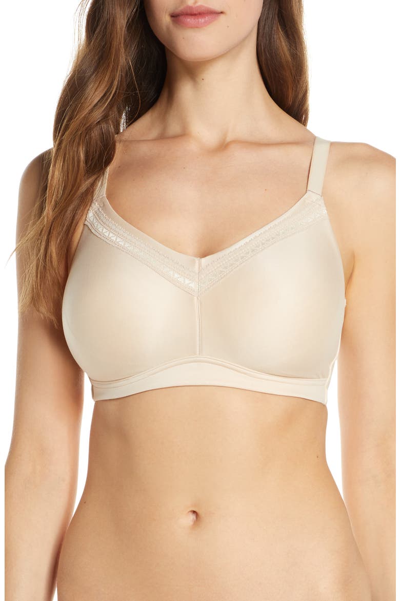 Perfect Primer Wire Free Bra, Main, color, SAND