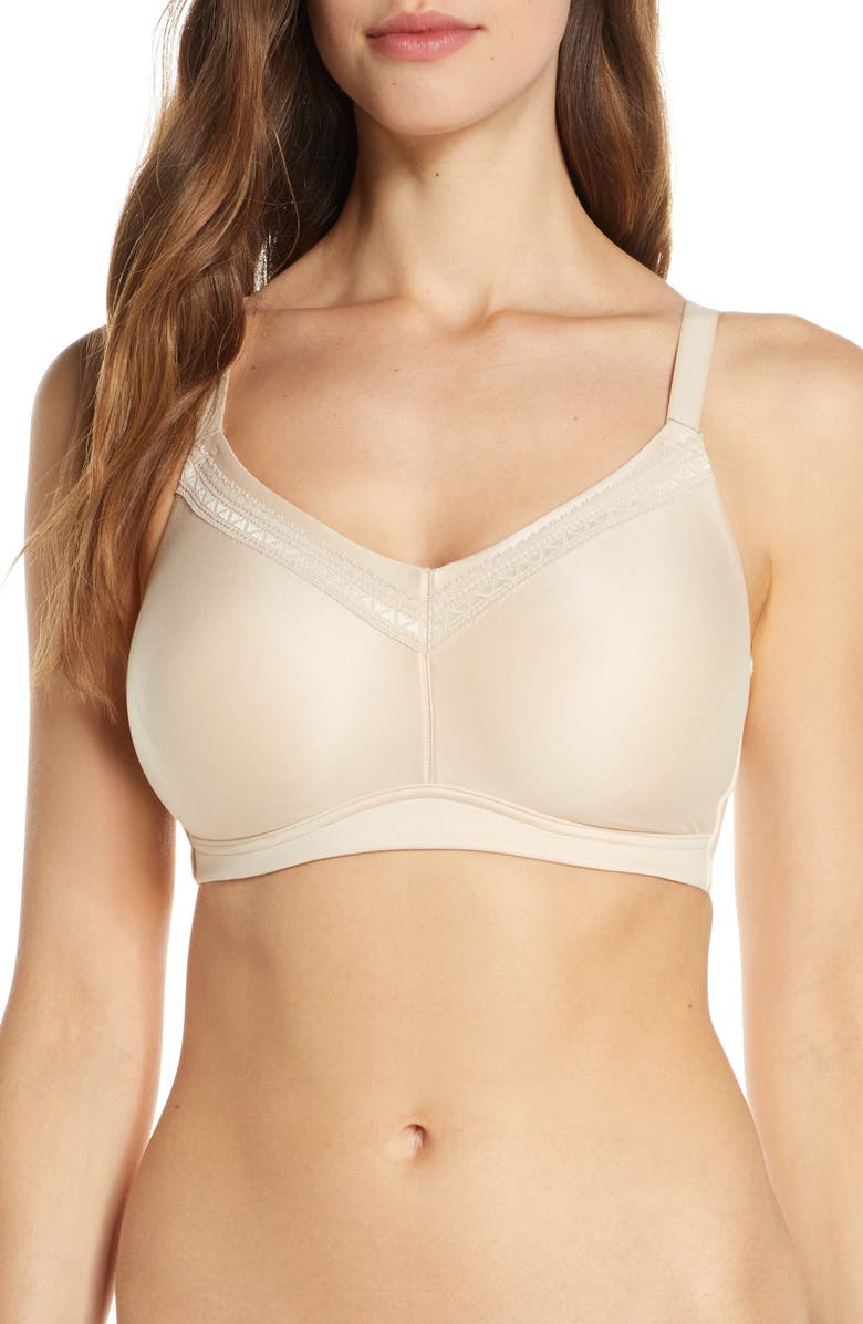 Wacoal Perfect Primer Wire Free Bra, Main, color, Sand