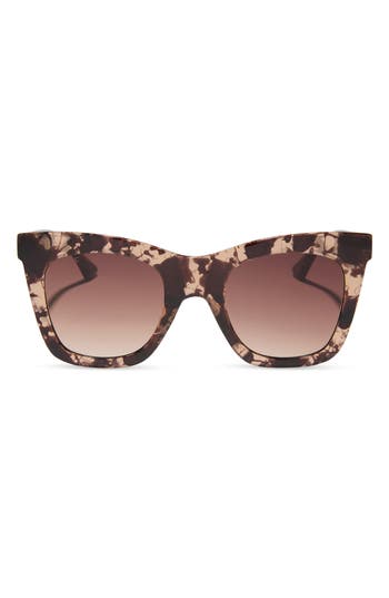 DIFF DIFF 50MM TALIA SQUARE SUNGLASSES 
