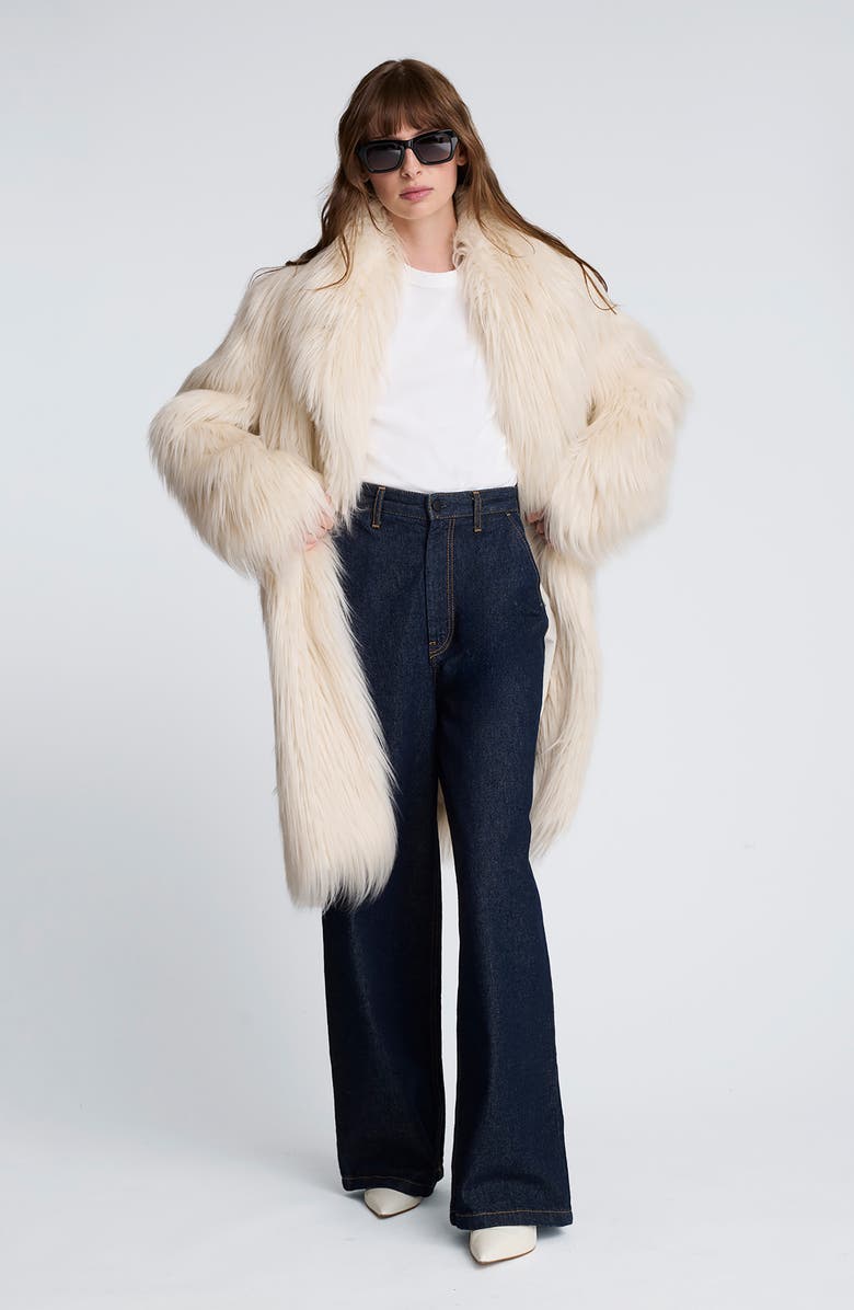 Kenneth Cole Wide Leg Trouser Jeans, Alternate, color,