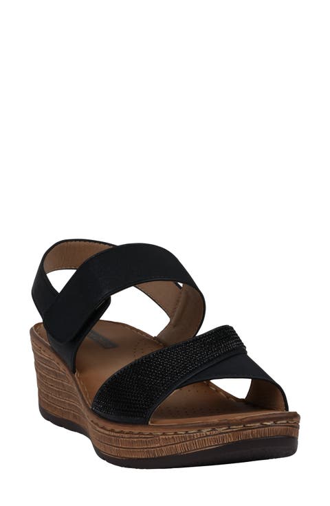 Luxe Comfort Wedge Sandal (Women)