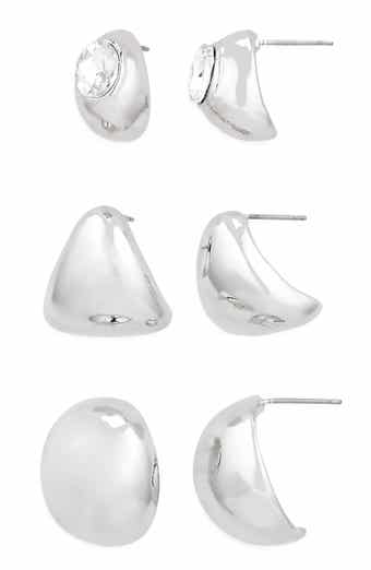Tasha Set of 3 Assorted Huggie Hoop Earrings