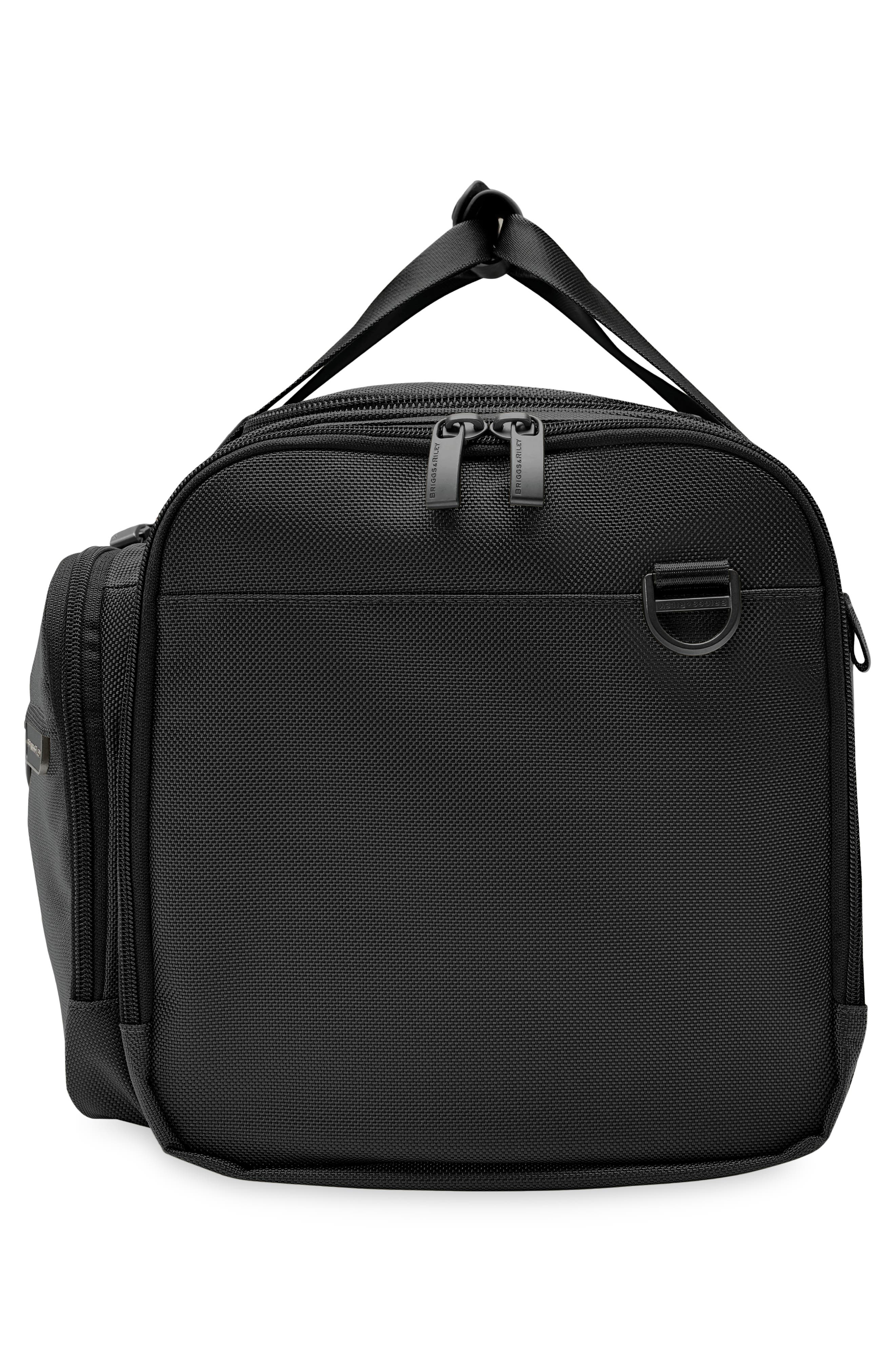Briggs & Riley Baseline Underseat Duffle Bag, Alternate, color, Black