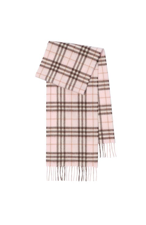Check Cashmere Scarf