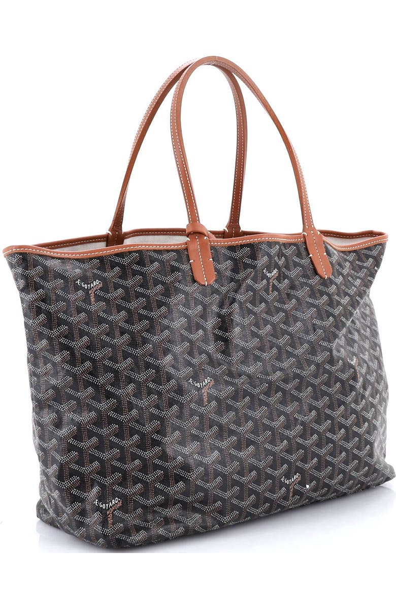 Pre-Owned Goyard Saint Louis Tote Coated Canvas PM, Alternate, color, Black