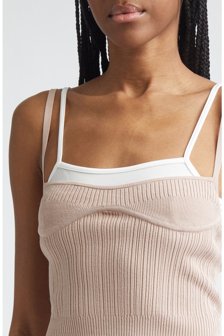 M-Zarrina Layered Tank, Alternate, color, TAN