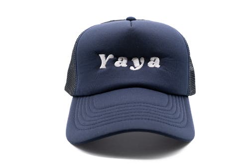Rey To Z Yaya Foam Trucker Hat In Blue