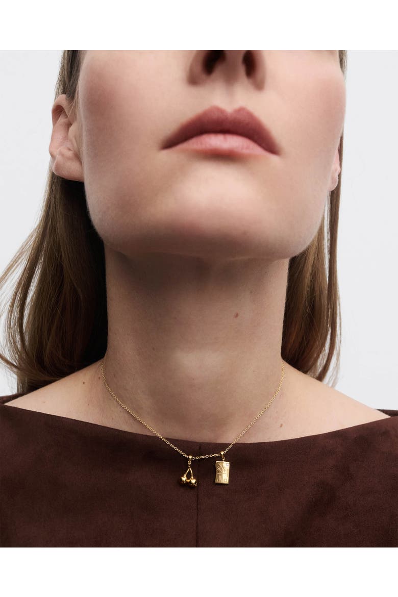 Cherry Charm, Alternate, color, Brass