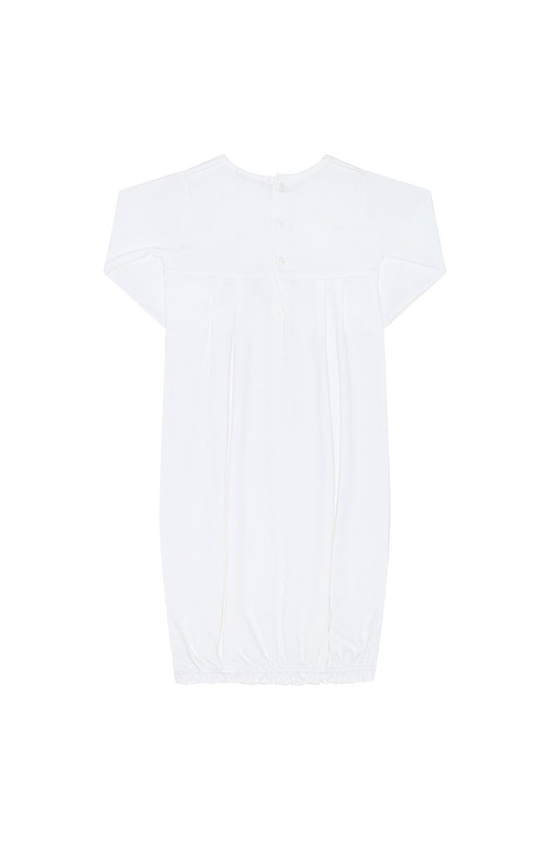 Nellapima Signature Smocked Boys Gown - Baby, Alternate, color, White