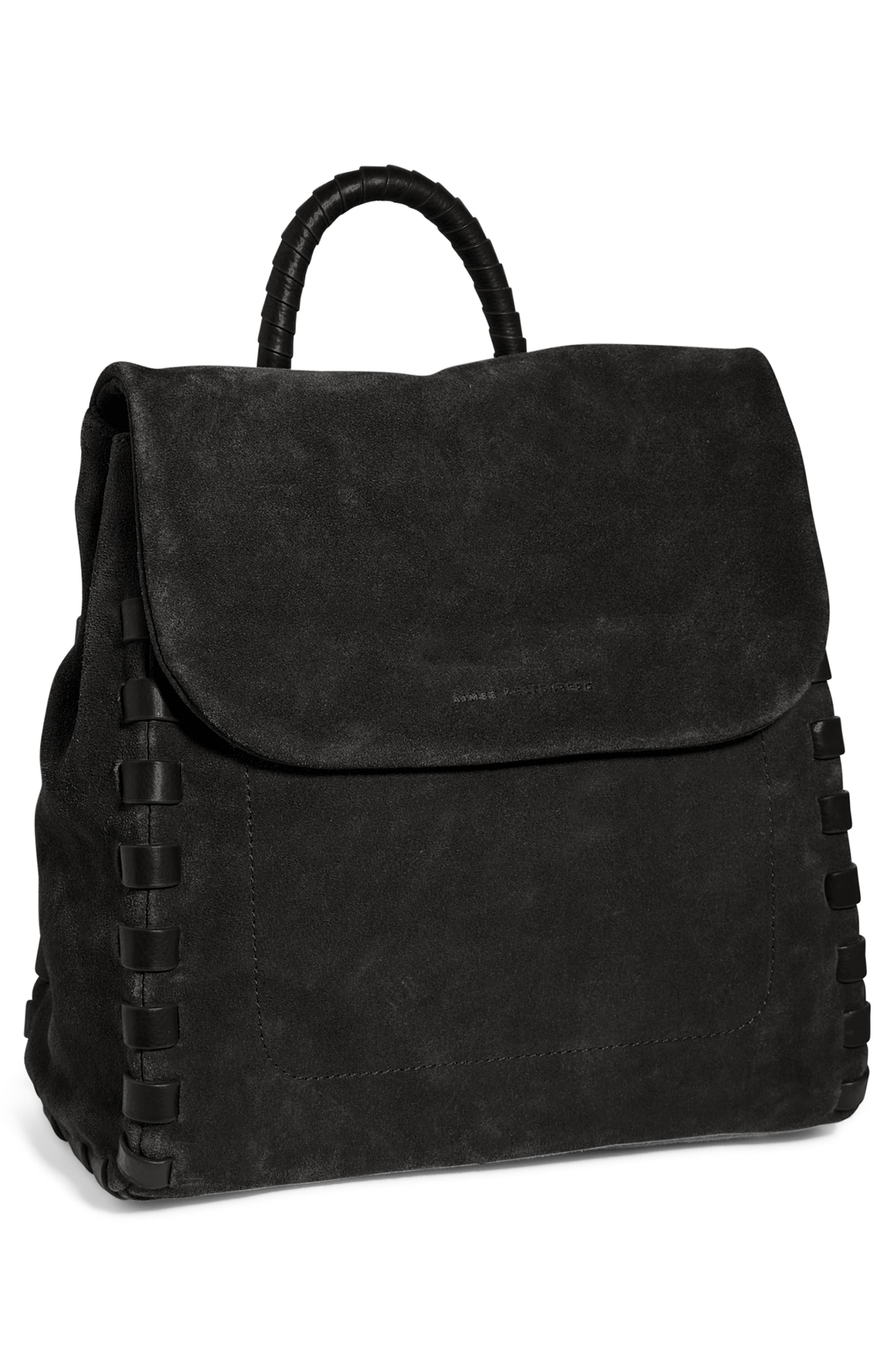 AIMEE Zen Leather Backpack, Alternate, color, 
