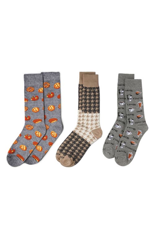 Memoi Festivities Assorted 3-pack Novelty Crew Socks