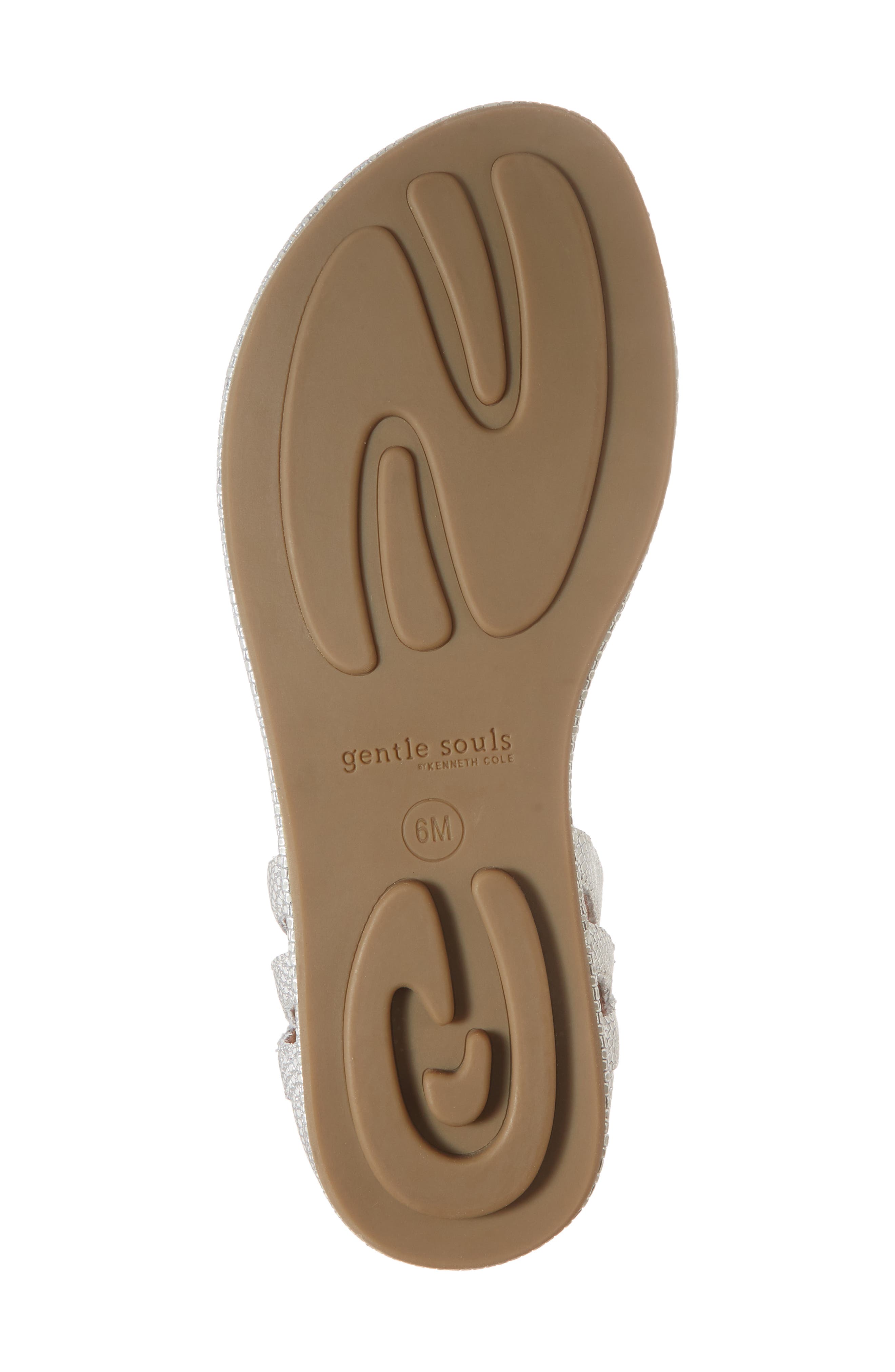 by Kenneth Cole Larissa Sandal, Alternate, color, WHITE/ SILVER LEATHER