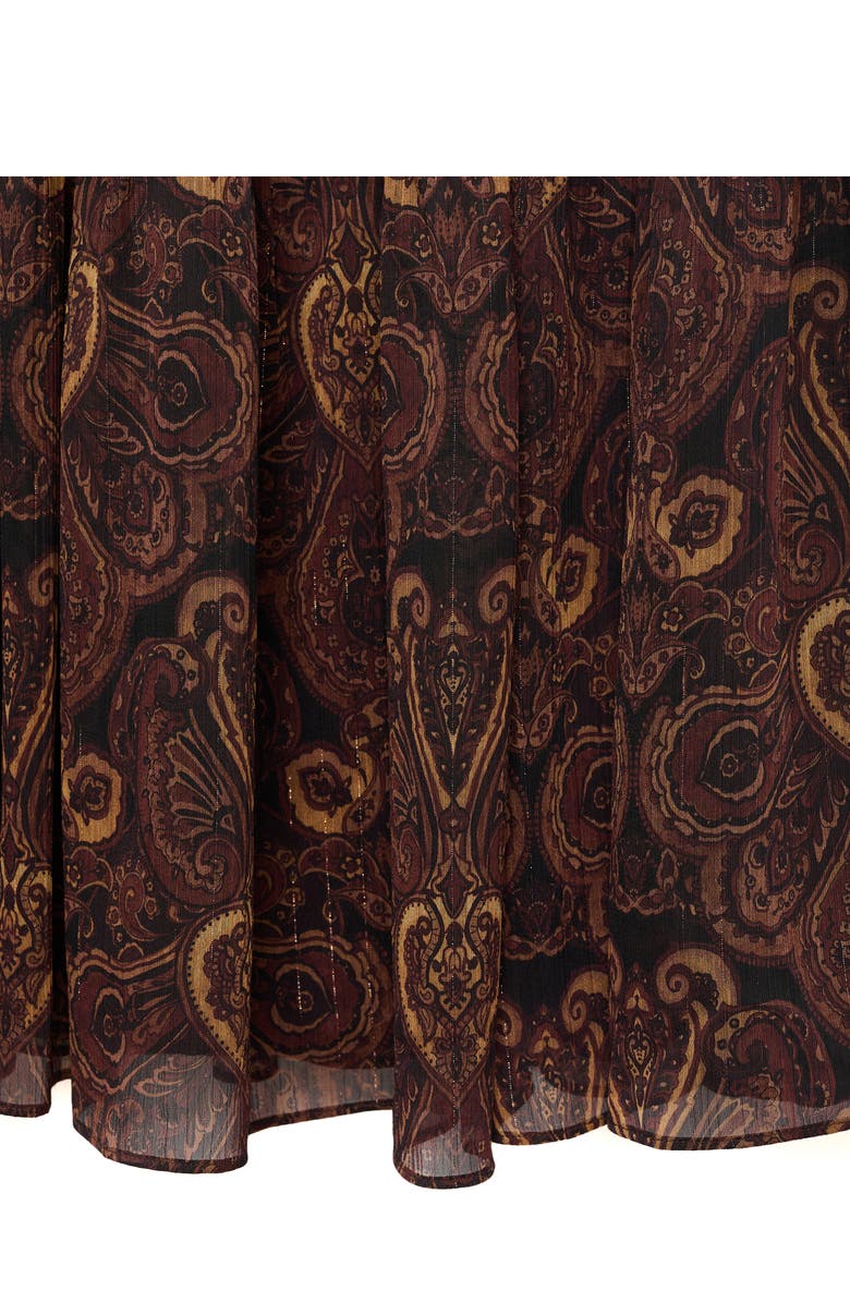 MANGO Milano Print Maxi Skirt, Alternate, color,