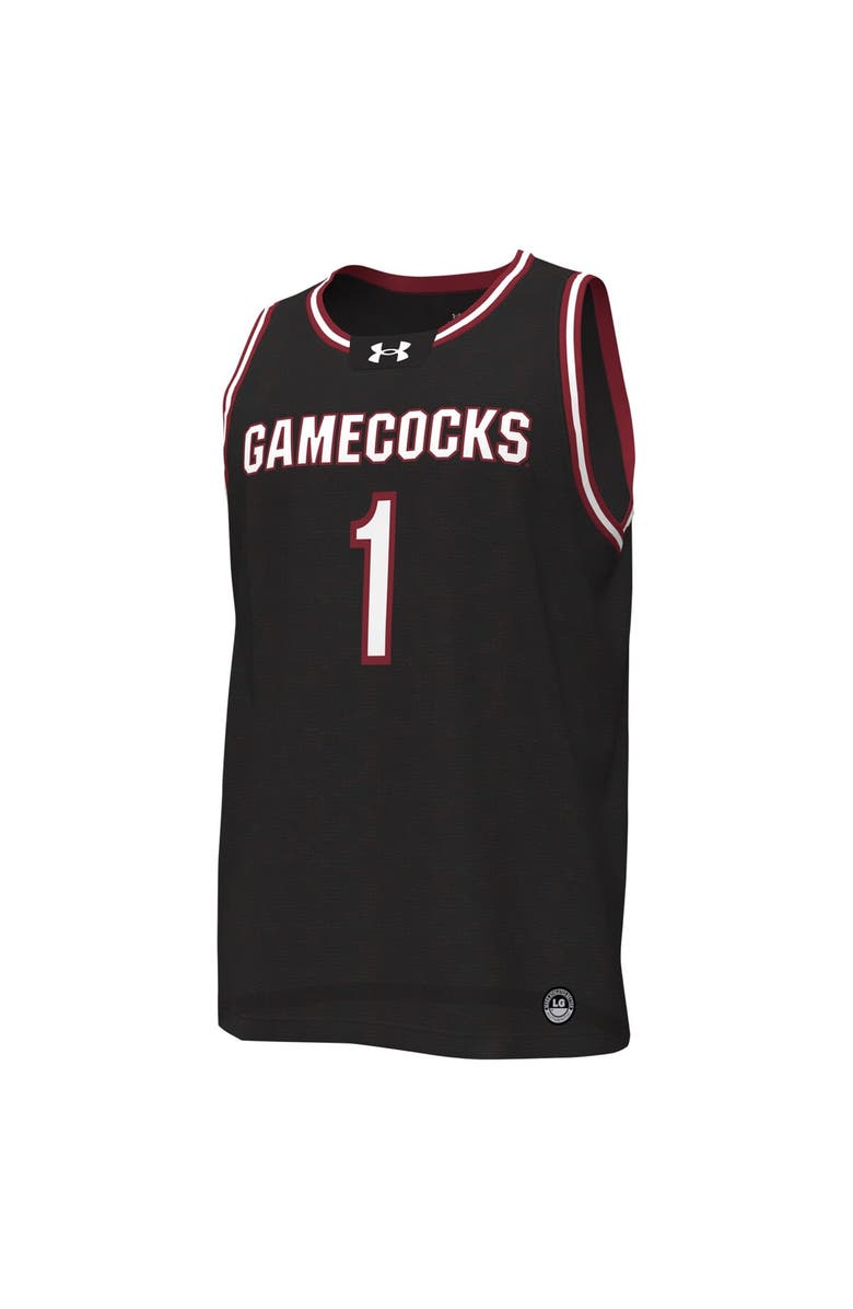 Under Armour Men's Under Armour #1 Black South Carolina Gamecocks Replica Basketball Jersey, Alternate, color, Black