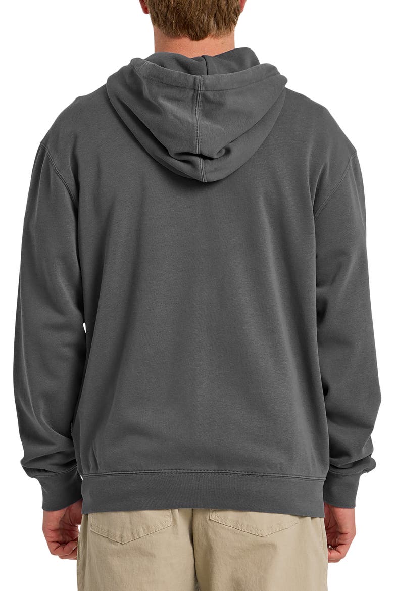 Saltwater Oversize Zip Hoodie, Alternate, color, IRON GATE