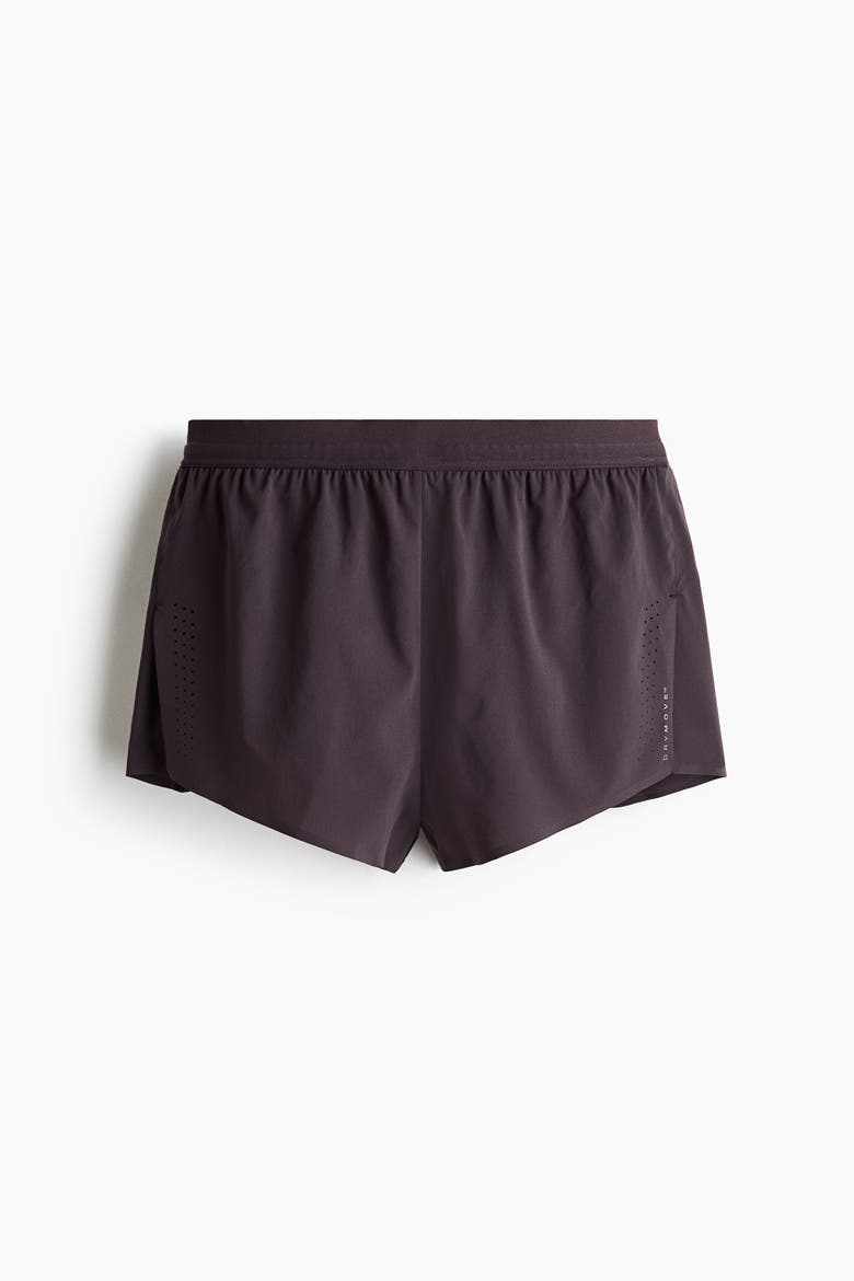 Short Running Shorts With Drymove, Main, color, Plum