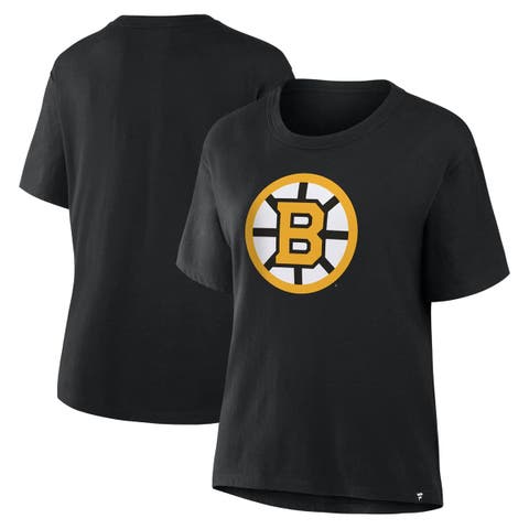 Women
s Fanatics Black Boston Bruins Primary Logo Legacy T-Shirt