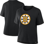 FANATICS Women's Fanatics Black Boston Bruins Primary Logo Legacy T-Shirt