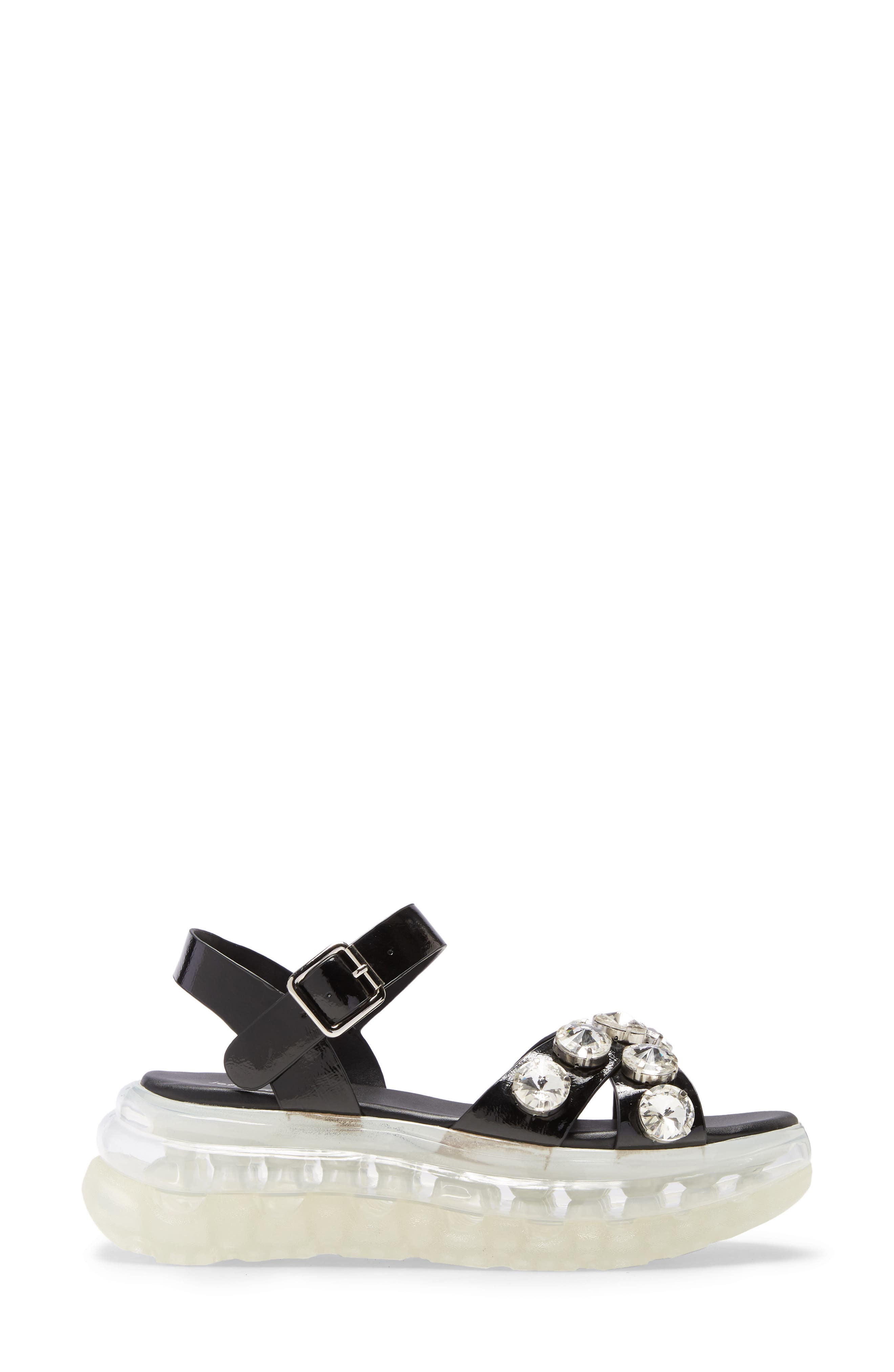 Jeffrey Campbell Quarter Strap Platform Sandal, Alternate, color, 