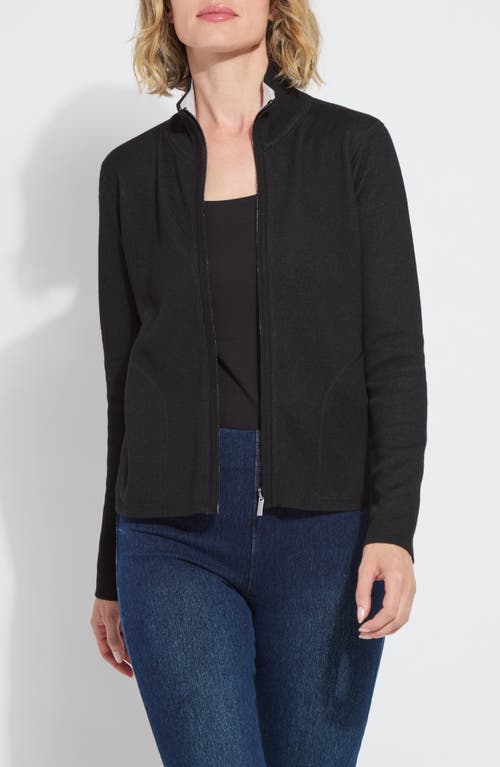 Lyssé Reversible Cashmere Zip Up Cardigan