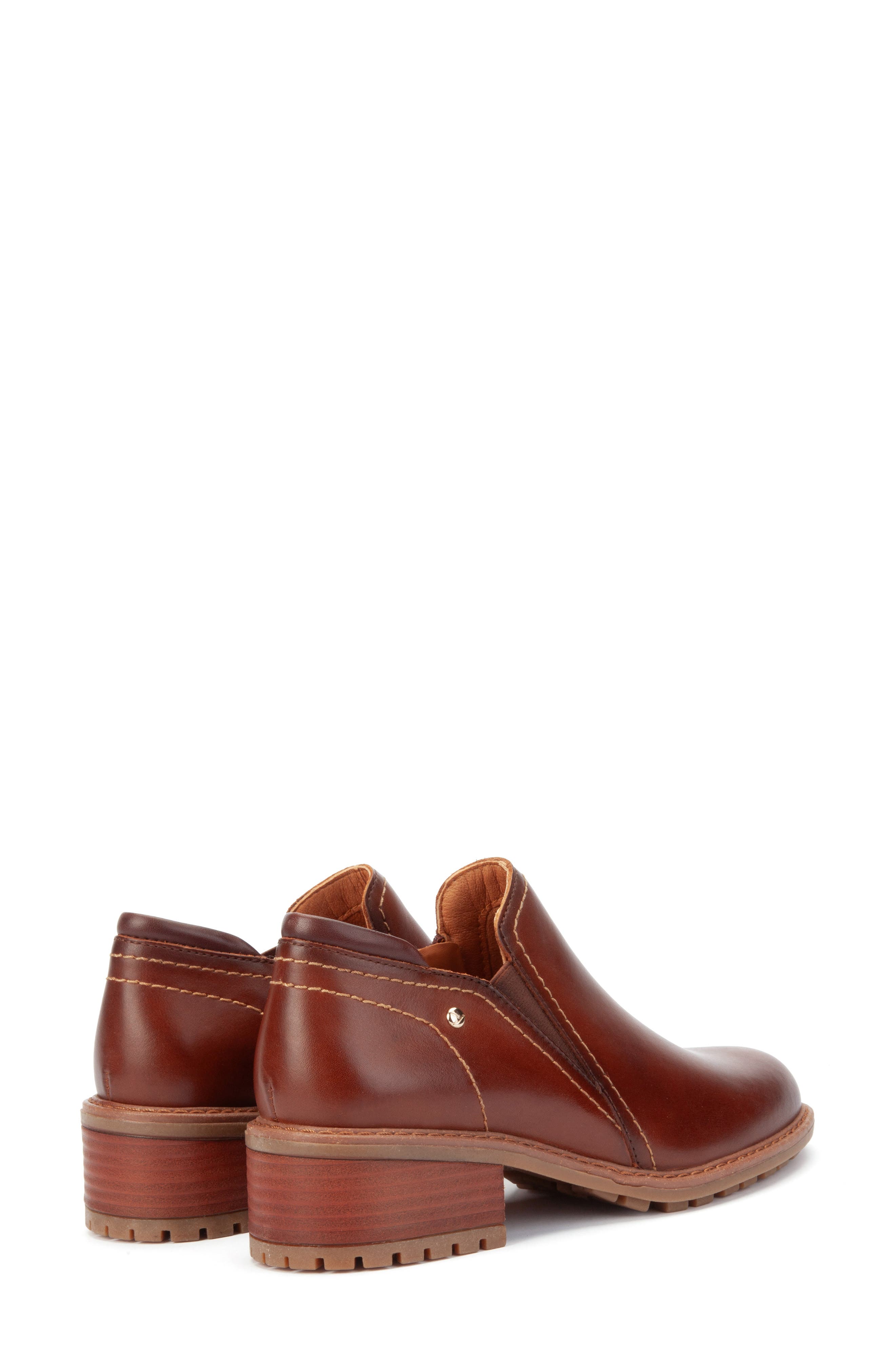 Medina Leather Bootie, Alternate, color, CUERO
